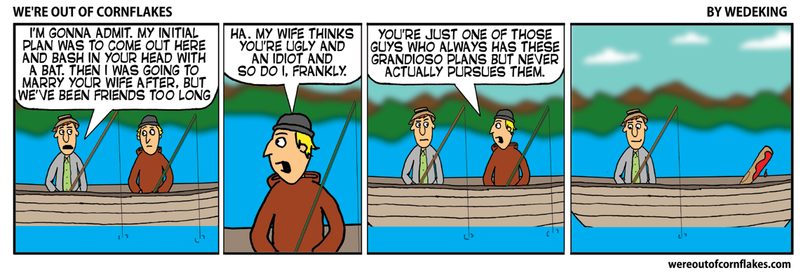 Confession on a fishing trip