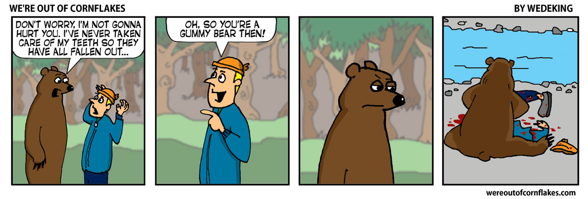 Meeting up with a bear