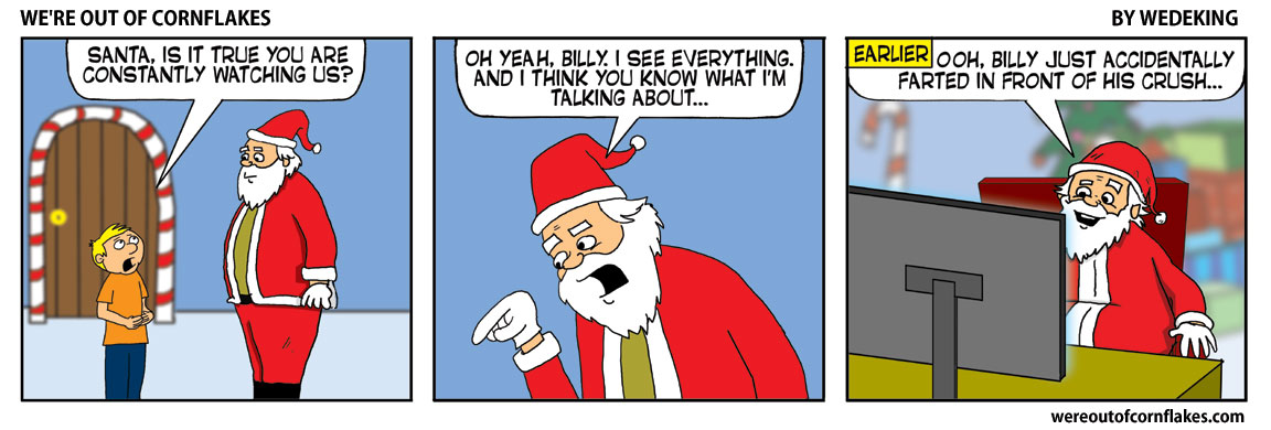 Santa sees everything