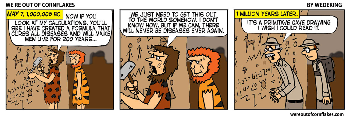 Caveman is a scientist