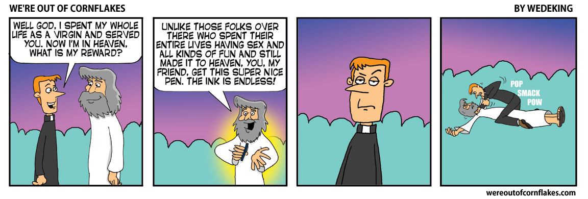 Priest made it to heaven