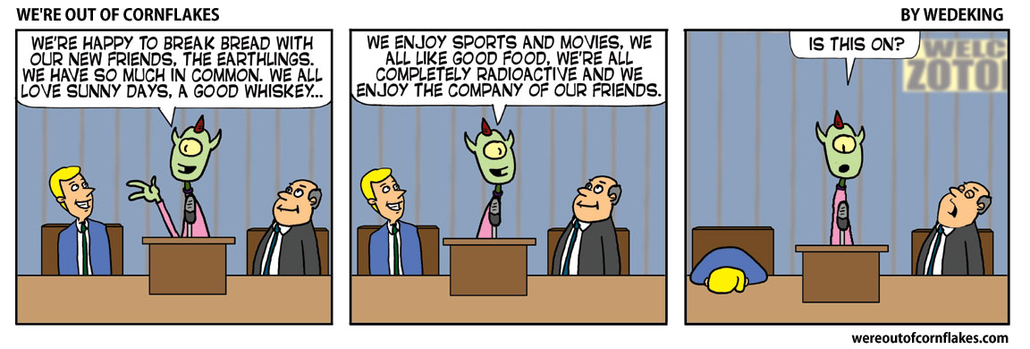 Our new alien friends