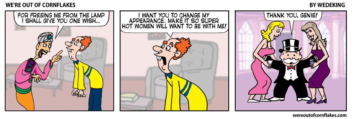 Genie, change my appearance