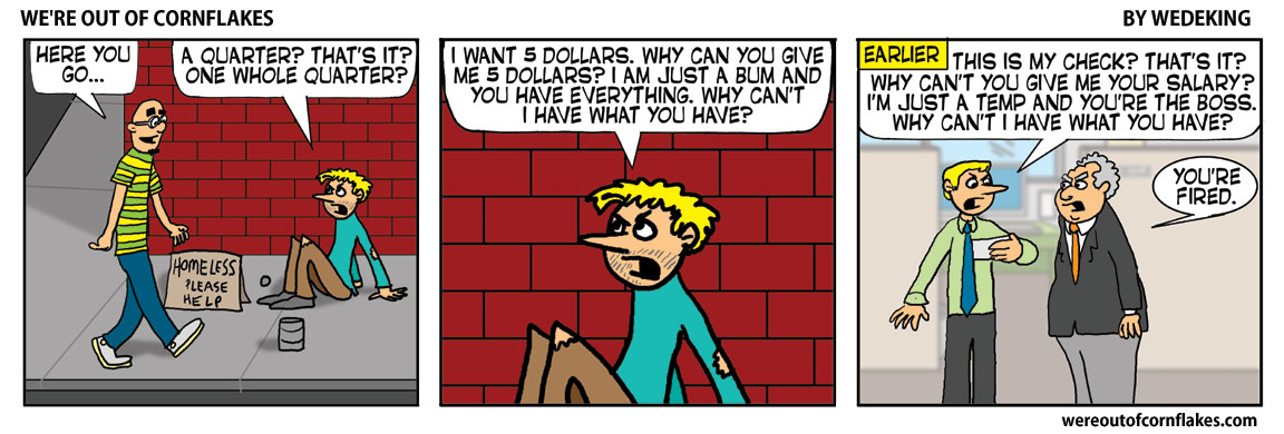 Bum wants more